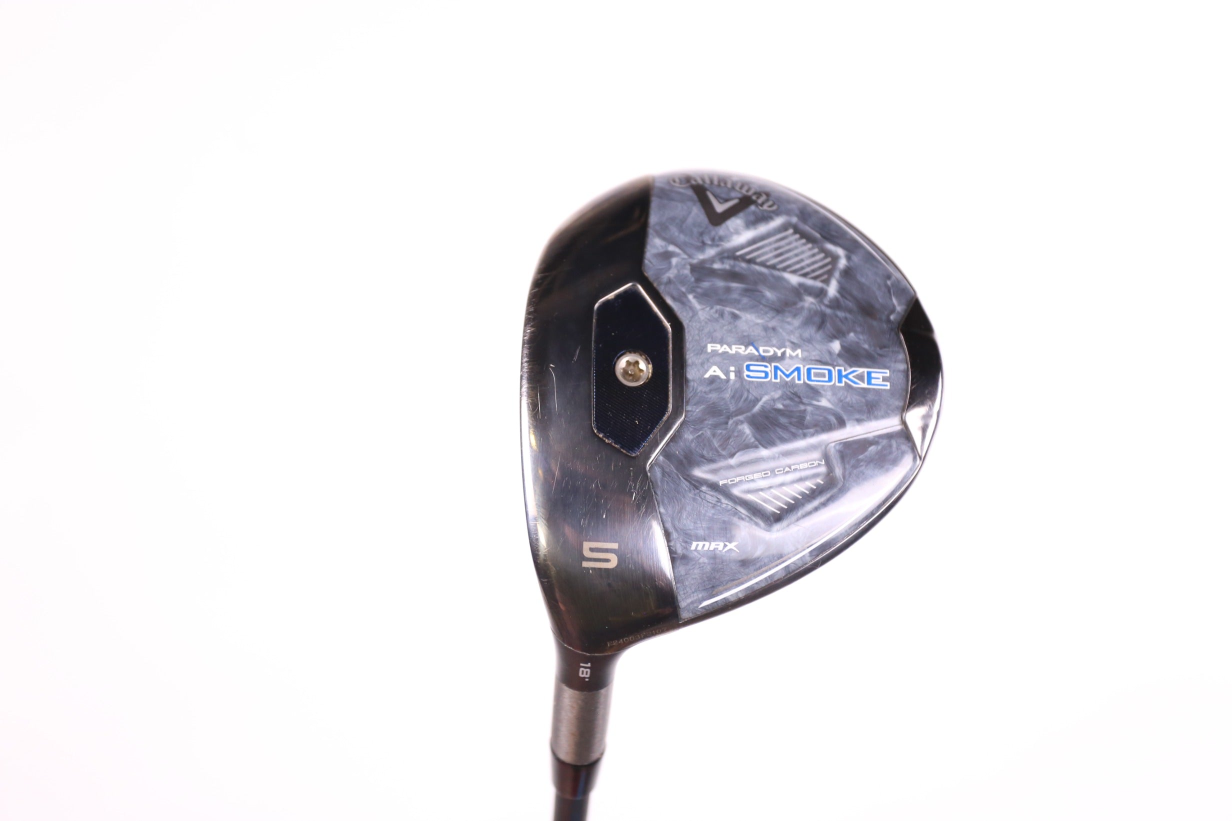Used Callaway Paradym Ai Smoke MAX 5 Wood Golf Club - Left Handed 18° Regular Flex | Perfect for High Launch & Distance Shots on the Fairway