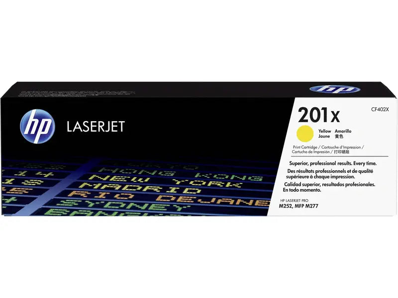 HP 201X Yellow High Yield Toner Cartridge - Compatible with HP LaserJet Printers | Ideal for Office Printing & Home Use