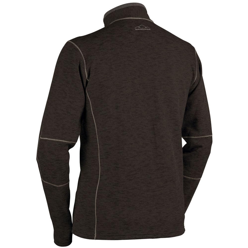 Sun Mountain 2020 Men's Pryor Golf Sweater - Premium Knit Pullover for Golfers (Walnut, Medium) - Perfect for Golf Courses, Casual Wear & Outdoor Activities