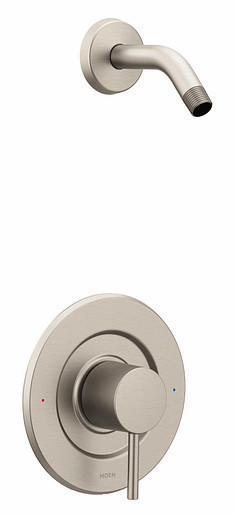Moen Align Posi Temp Shower Trim (Shower Head Not Included) Brushed Nickel T2192NHBN - Perfect for Bathroom Renovation & Modern Home Upgrade