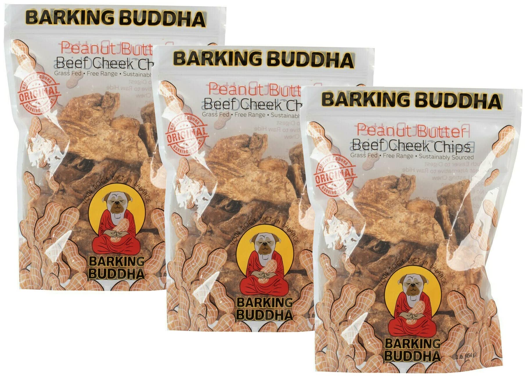 Premium Beef Cheek Chips for Dogs - Extra Thick 2