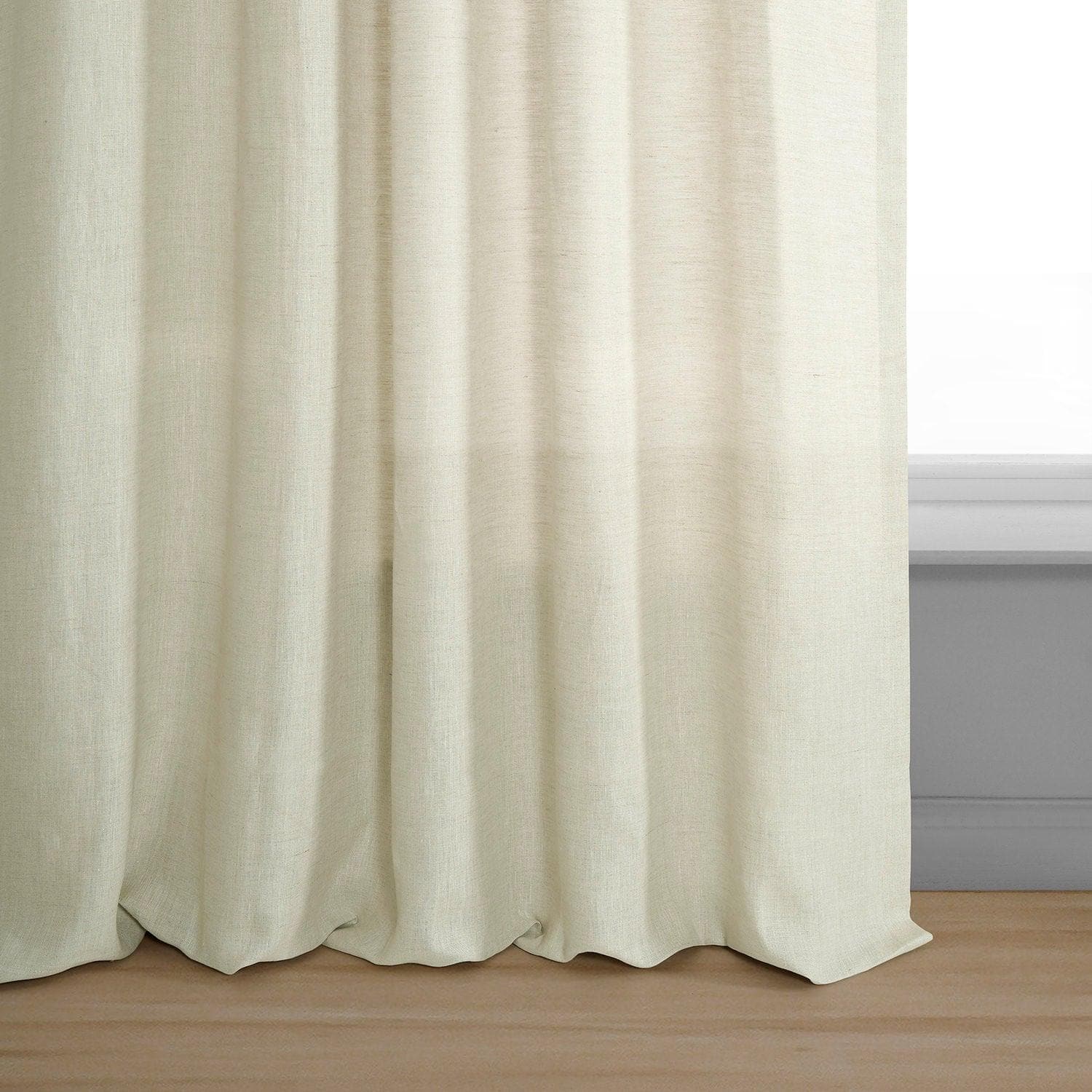 Luxury French Linen Curtains - 100% Natural Birch Linen Drapes for Living Room & Bedroom | Blackout & Thermal Insulated Window Treatments for Home Decor