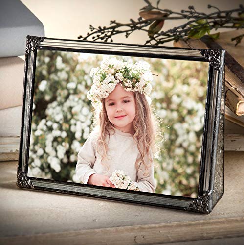 5x7 Picture Frame - Clear Glass Wedding Photo Frame for Home Décor & Gifts