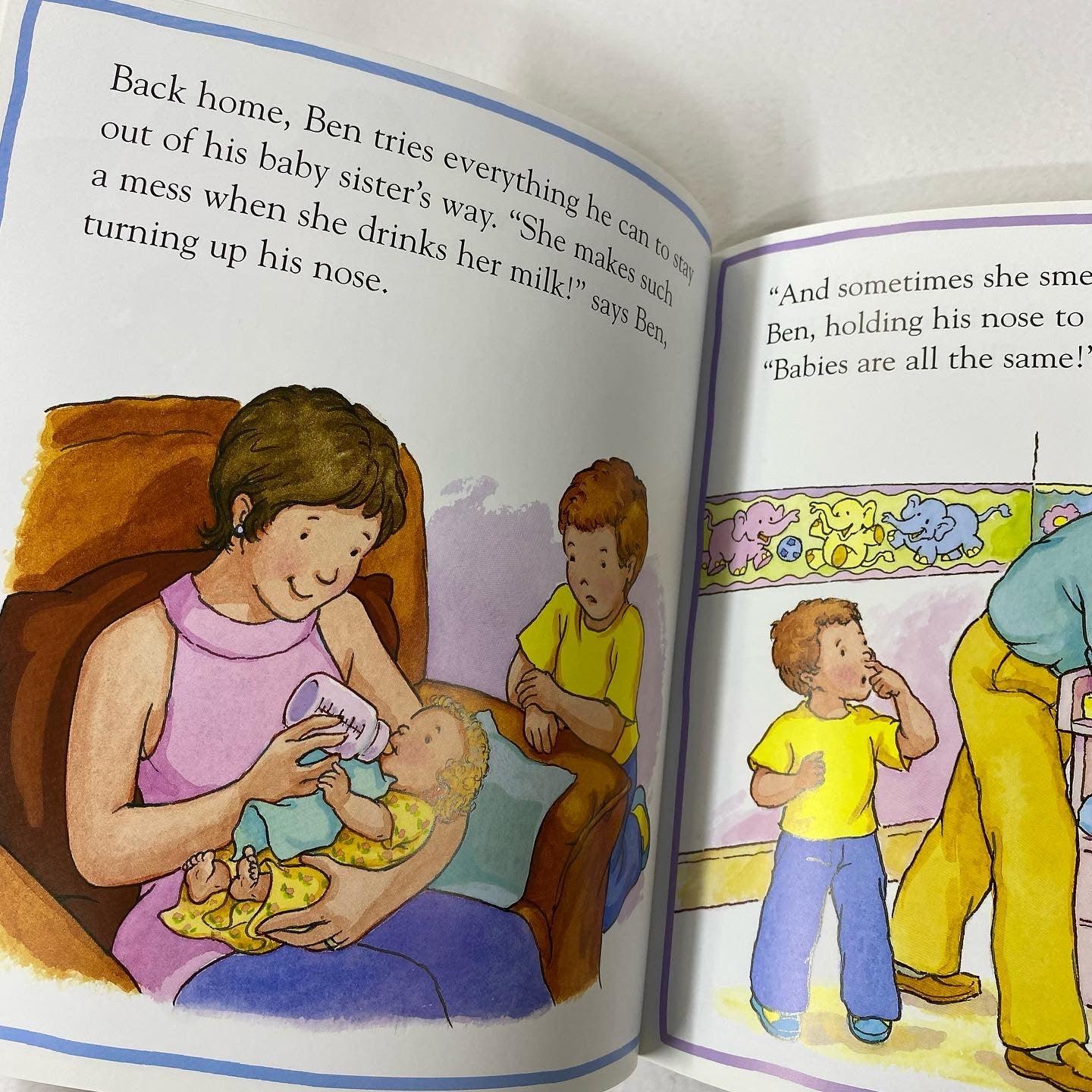Ben Gets a New Baby - Adorable Sibling Story Book for Toddlers | Perfect for New Big Brothers & Sisters | Bedtime Reading & Family Bonding