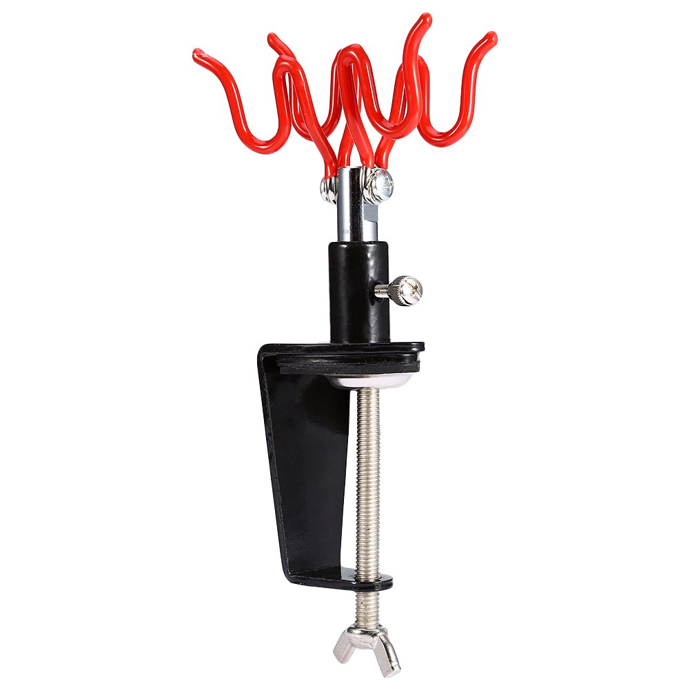 360 Degree Rotating Spray Gun Stand - Universal Airbrush Holder for All Paint Spray Guns (215x80x5mm) - Perfect for Automotive, DIY Crafts & Home Renovation Projects