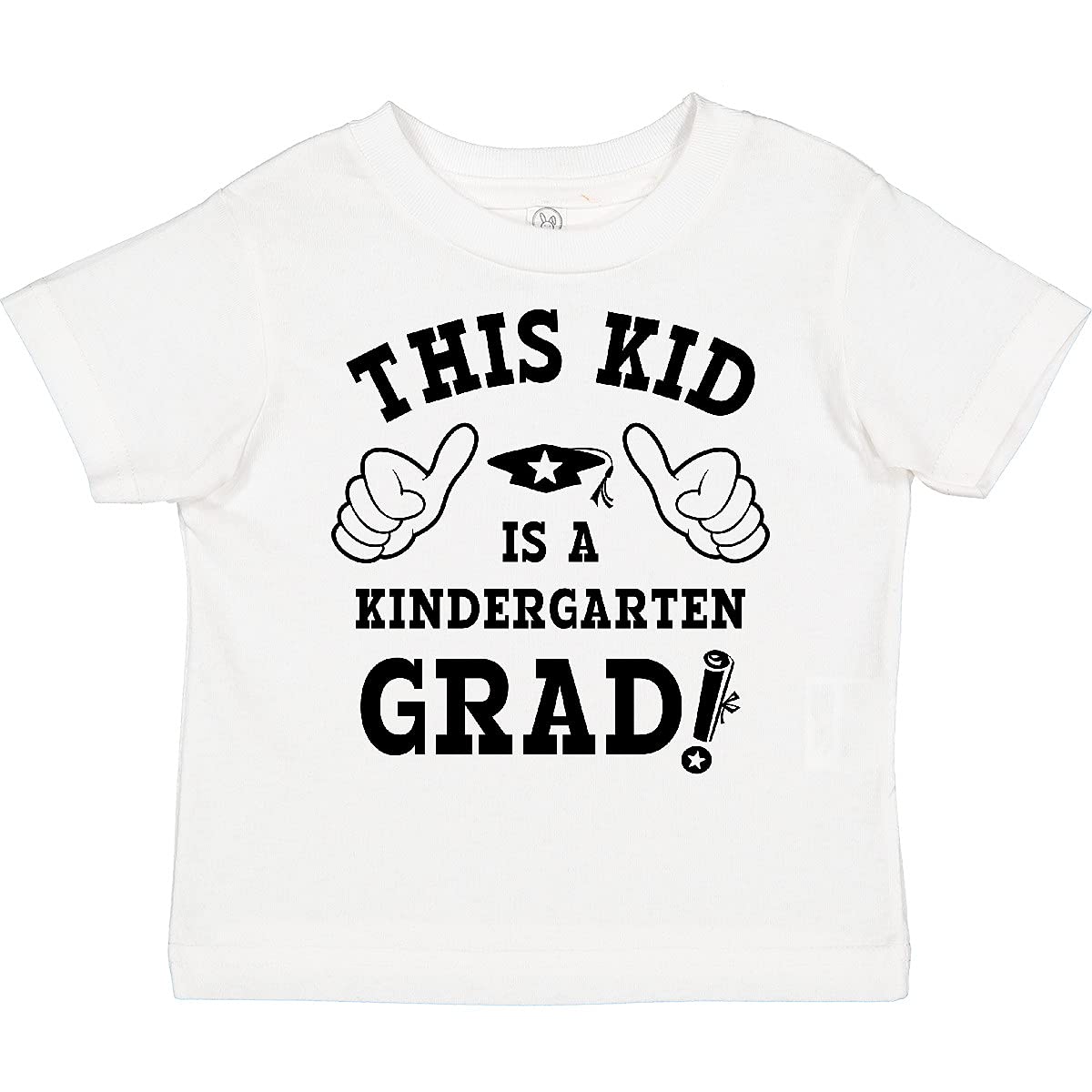 Inktastic Kindergarten Graduation Toddler T-Shirt - Cute Kids Graduation Outfit for Preschool Ceremony & First Day of School Photos
