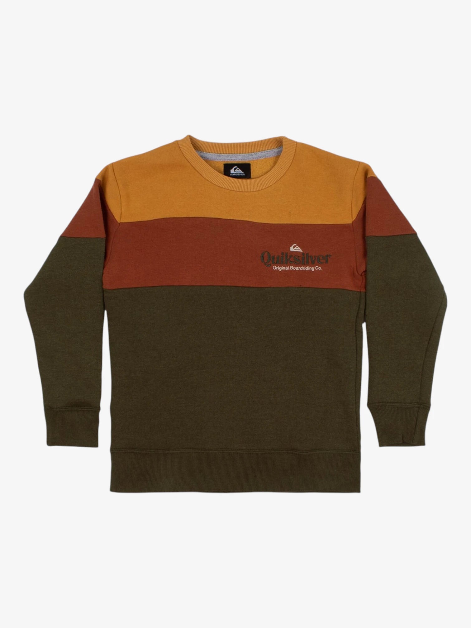 Quiksilver Kids' Mustard Green Hoodie - Boys' Beach & School Pullover for Casual Wear & Outdoor Activities