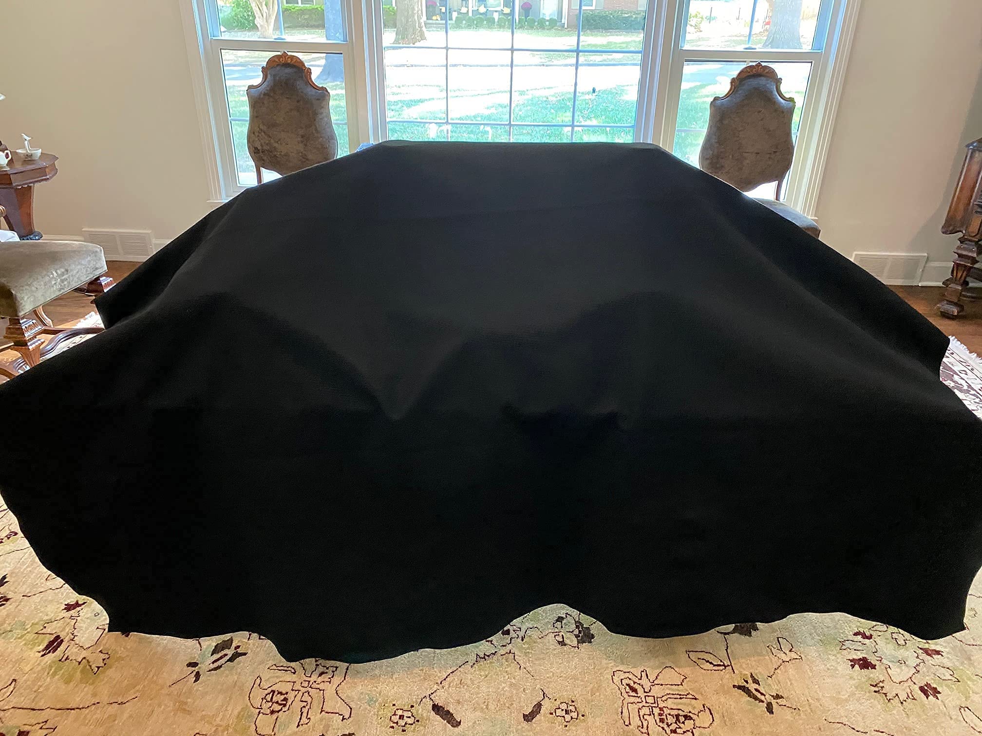 Hope Fire-Resistant Blanket (Black, 90” x 90”) – Emergency Fireproof Blanket for Kitchen, Fireplace & Camping – Flame Retardant Safety Blanket to Protect from Fire Hazards – Ideal for Home, Office & Outdoor Use