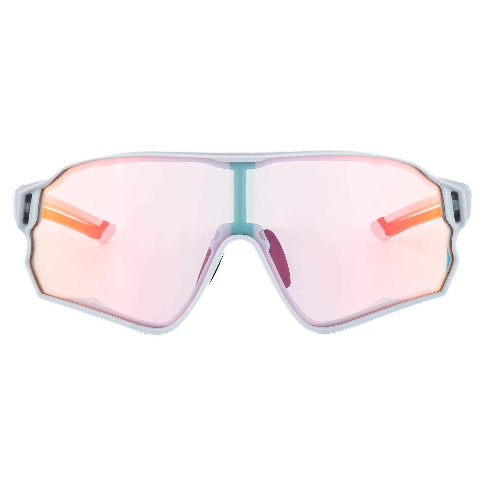 ROCKBROS Photochromic Cycling Sunglasses for Men - UV Protection, Lightweight & Anti-Fog Sports Bike Glasses for Road Biking, Mountain Cycling & Outdoor Activities