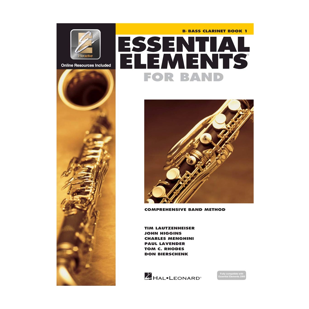 Essential Elements for Band Bb Bass Clarinet Book 1 with EEi - Comprehensive Method Book for Beginners & Students - Perfect for School Band, Private Lessons & Home Practice