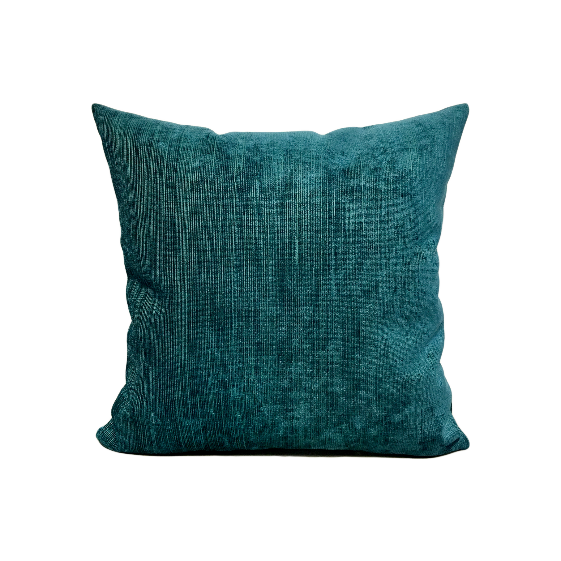 Turquoise Peacock Throw Pillow 17x17