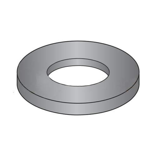 #10 Machine Screw Flat Washers - 18-8 Stainless Steel with Black Oxide Finish - 0.433