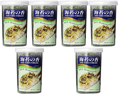 Premium Nori Komi Furikake Rice Seasoning - 1.7oz Jar (Pack of 3) - Authentic Japanese Flavor for Sushi, Rice Bowls & Onigiri - Perfect for Home Cooking & Meal Prep
