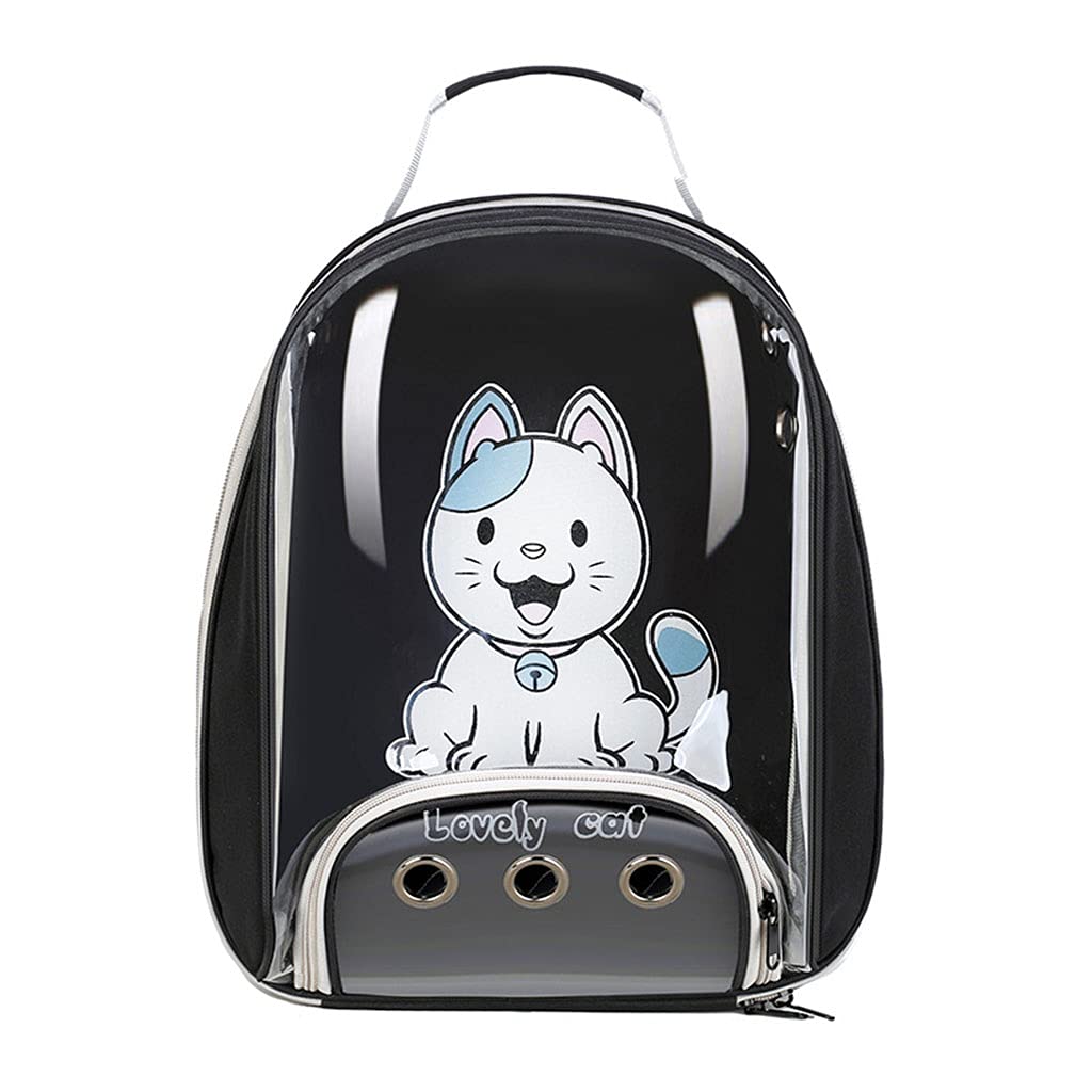 Transparent Pet Carrier Backpack for Small Dogs - Portable, Breathable Bubble Backpack for Travel, Hiking & Walking | Perfect for Airplane, Car Rides & Outdoor Adventures