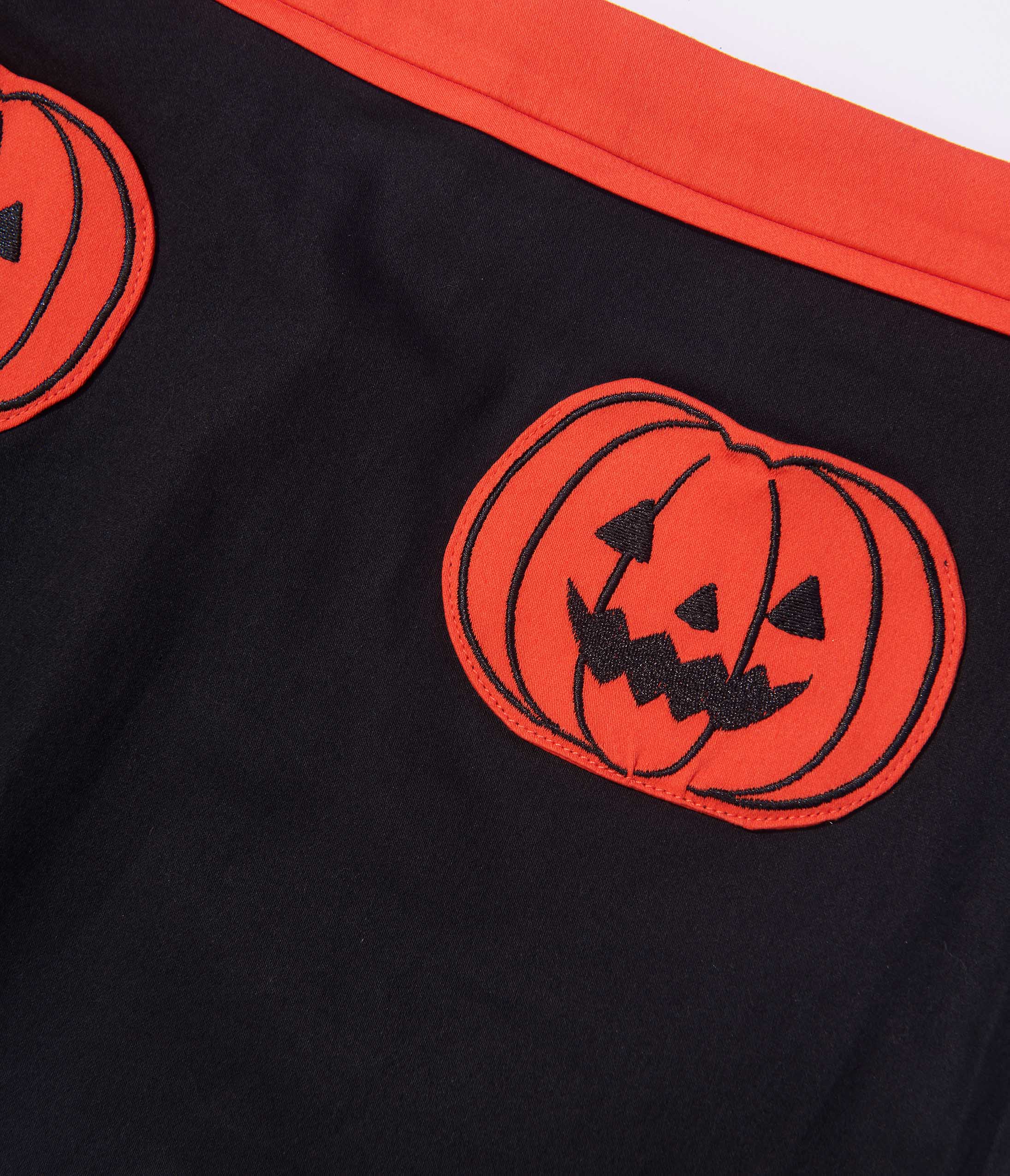 Smak Parlour Girls Black Pumpkin Patch Pocket Skirt - Stylish and Comfortable Fall Fashion for Kids, Perfect for Halloween, School, and Playdates