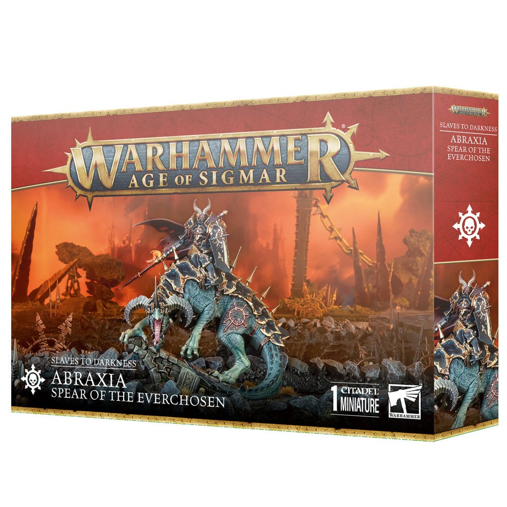 AOS: Slaves To Darkness - Abraxia Spear of the Everchosen | Warhammer Age of Sigmar Miniature for Tabletop Battles & Fantasy Gaming