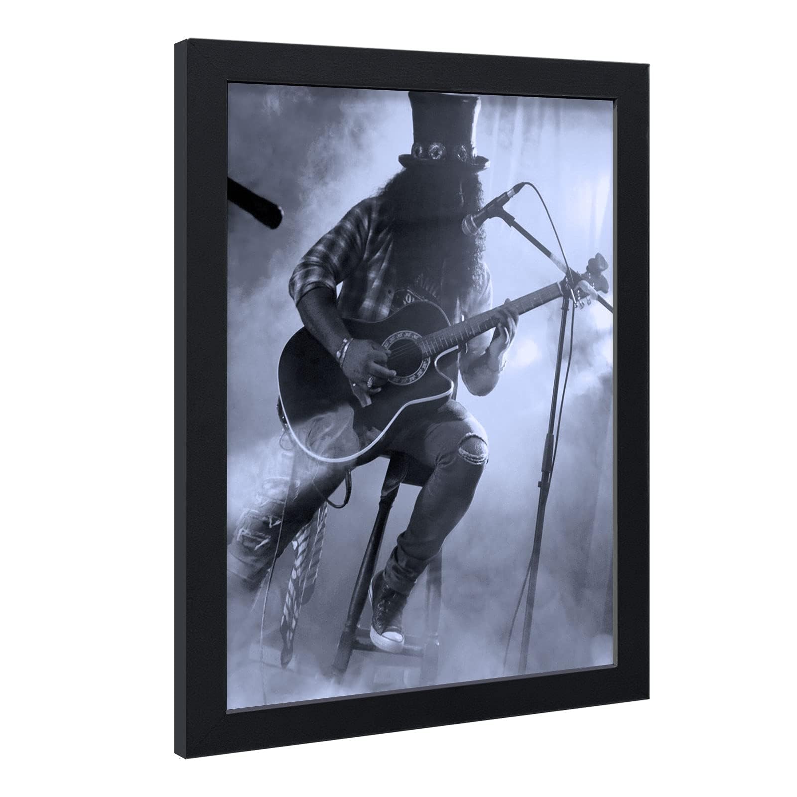 VCK 24x36 Inch Solid Wood Black Poster Frames 3 Pack - Premium Picture Frames with Wall Mounting Hanging Kit for Home, Office & Gallery Decor