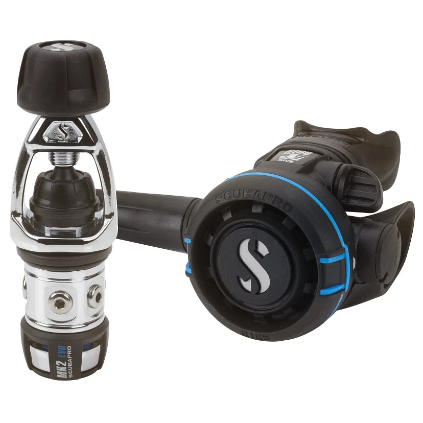 Scubapro MK2 EVO/R105 Yoke Regulator - Premium Scuba Diving Gear for Professional & Recreational Divers | Perfect for Ocean Exploration, Coral Reef Diving & Underwater Photography