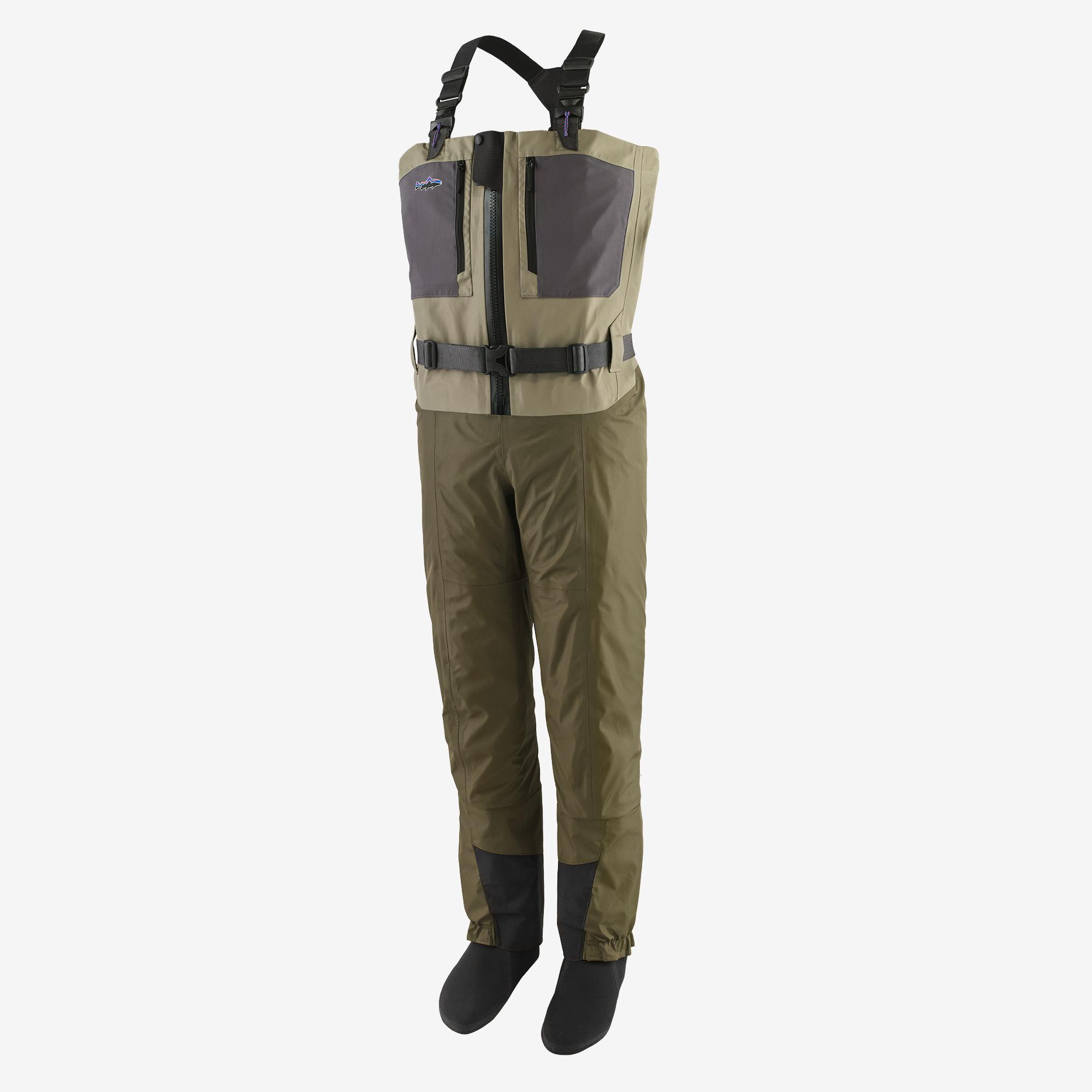 Men's Swiftcurrent Traverse Zip Front Waders - Waterproof Fishing Waders for Men with Front Zipper - Perfect for Fly Fishing, Hunting & Outdoor Adventures