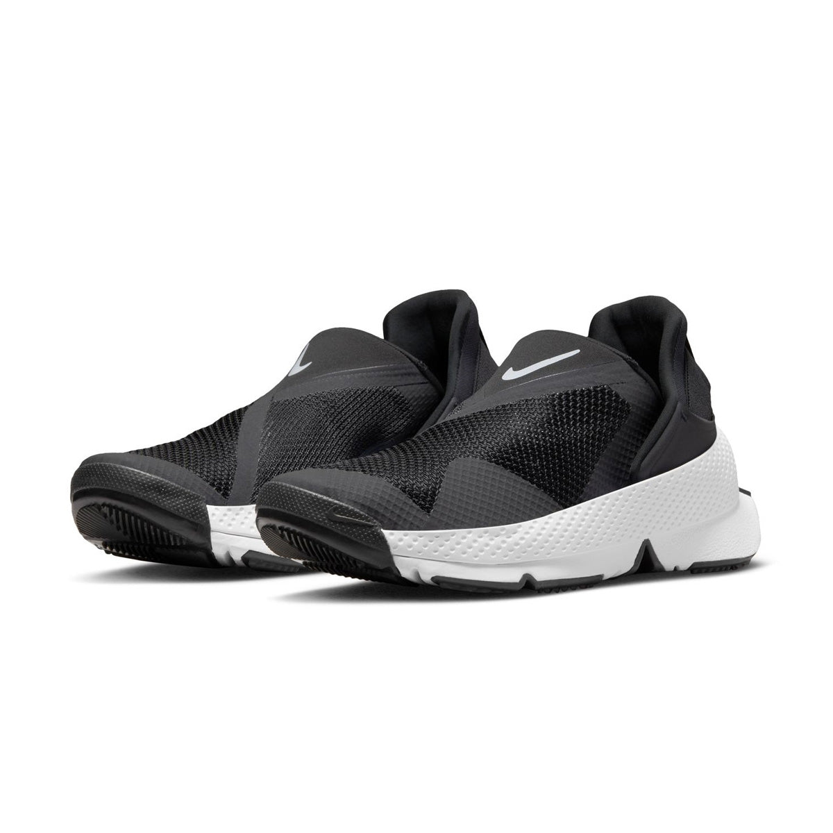 Nike Go Fly Ease Slip-On Sneakers - Black & White Colorway | Comfortable Hands-Free Shoes for Travel, Gym & Everyday Wear
