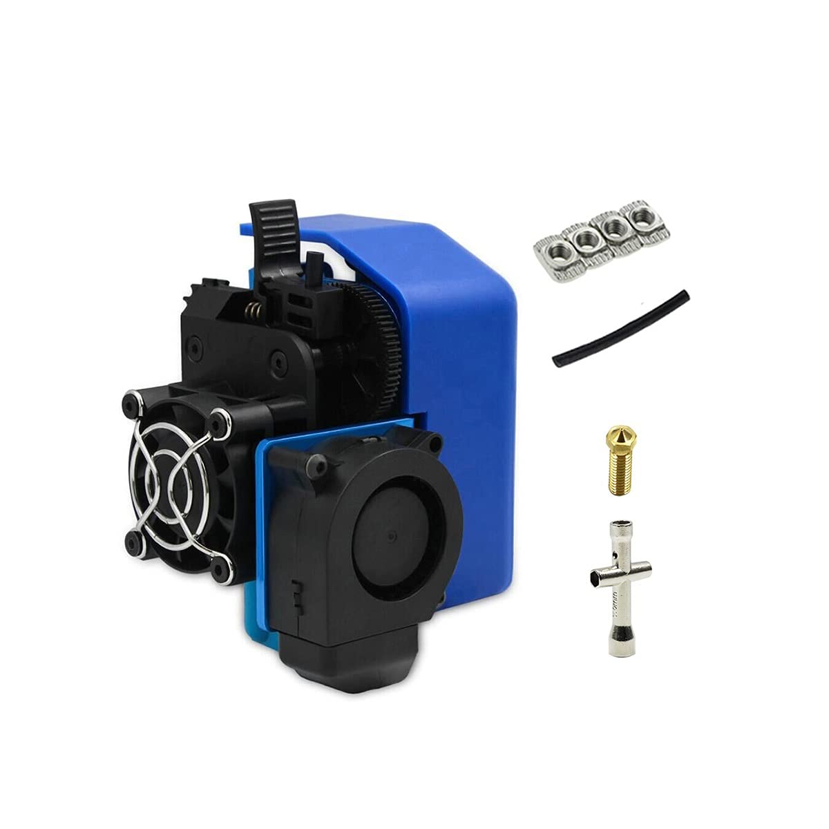 SDLSH 3D Printer Extruder Kit & Dual Z Axis Upgrade Kit - High Precision Replacement Parts for Creality Ender 3/Pro/V2, CR-10 | Perfect for DIY 3D Printing Projects & Professional Use (Color: Black)
