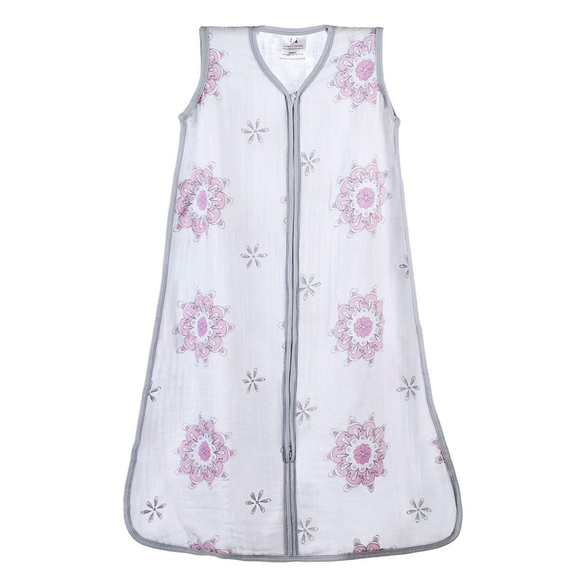 Aden Anais Classic Sleeping Bag Medium - For The Birds Medallion Design | Soft & Breathable Baby Sleep Sack | Perfect for Nursery, Daycare & Travel