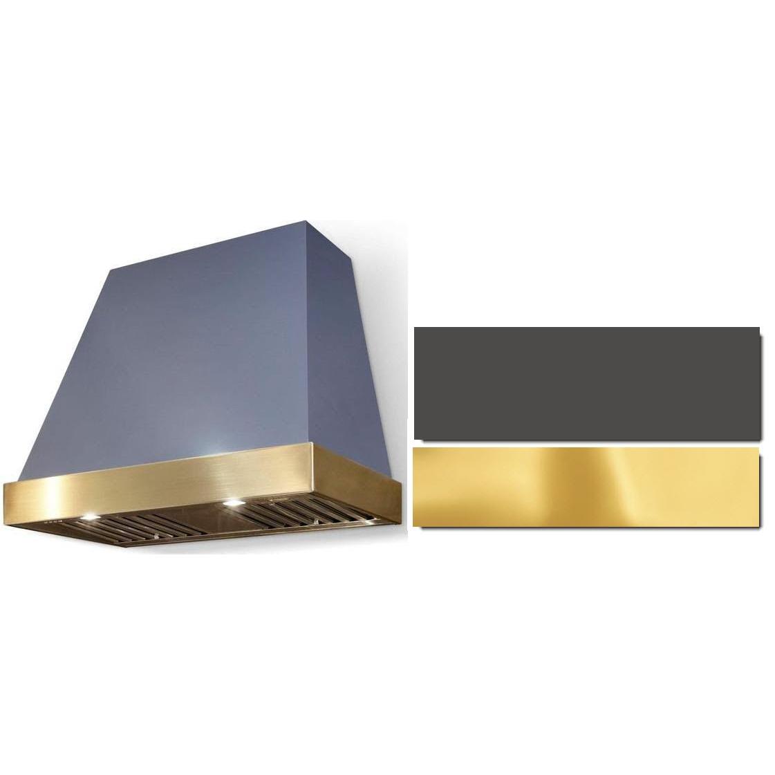 AGA 48 Inch Euclid Series Wall Mount Range Hood AH4830EUCSLTPB - Professional Stainless Steel Kitchen Ventilation for Home Cooking & Grilling
