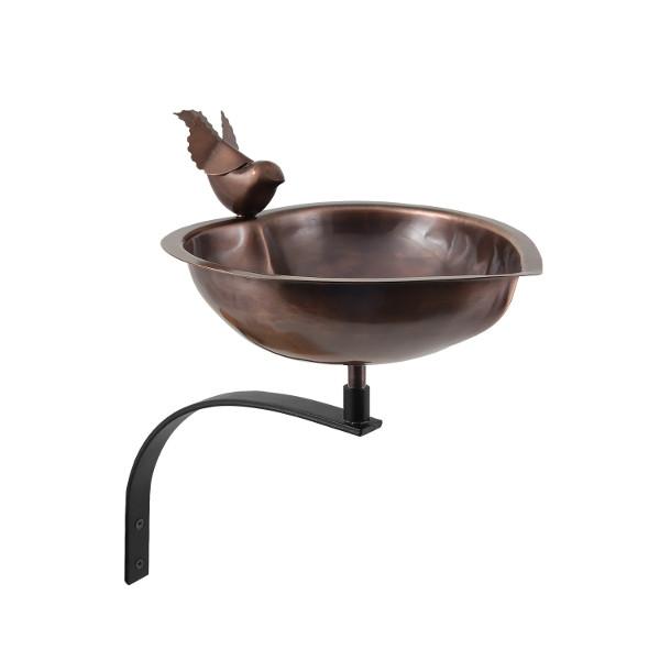 Heart Shaped Birdbath for Garden - Outdoor Decorative Bird Bath with Stand, Perfect for Attracting Birds to Your Backyard or Patio