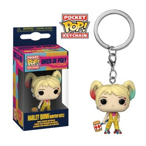 Birds of Prey Harley Quinn Pocket Pop! Keychain - Boobytrap Battle Collectible - Perfect for Backpacks, Gifts & DC Fans