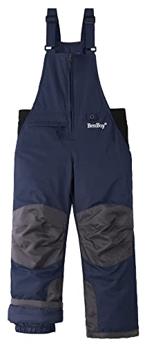 **Waterproof Insulated Toddler Snow Bibs for Boys & Girls - Ripstop Ski Overalls for Winter & Snowboarding - Warm & Durable Kids Snow Pants for Outdoor Play**