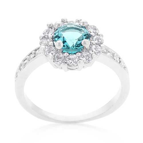 Bella Blue Birthstone Engagement Ring - Elegant & Timeless Jewelry for Proposals, Anniversaries & Special Occasions