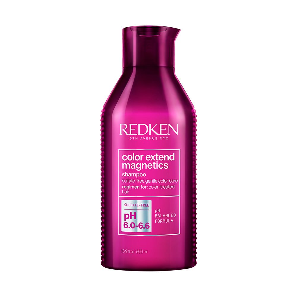 Redken Color Extend Magnetics Shampoo 500ml - Sulfate-Free Color Protection for Vibrant Hair - Perfect for Color-Treated & Damaged Hair Care Routine