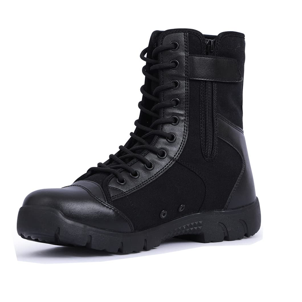 Zivopah Men's Waterproof Hiking Boots - Non-Slip Military Combat Work Boots for Outdoor Trekking & Heavy Duty Jobs | Perfect for Camping, Hunting & Construction Sites