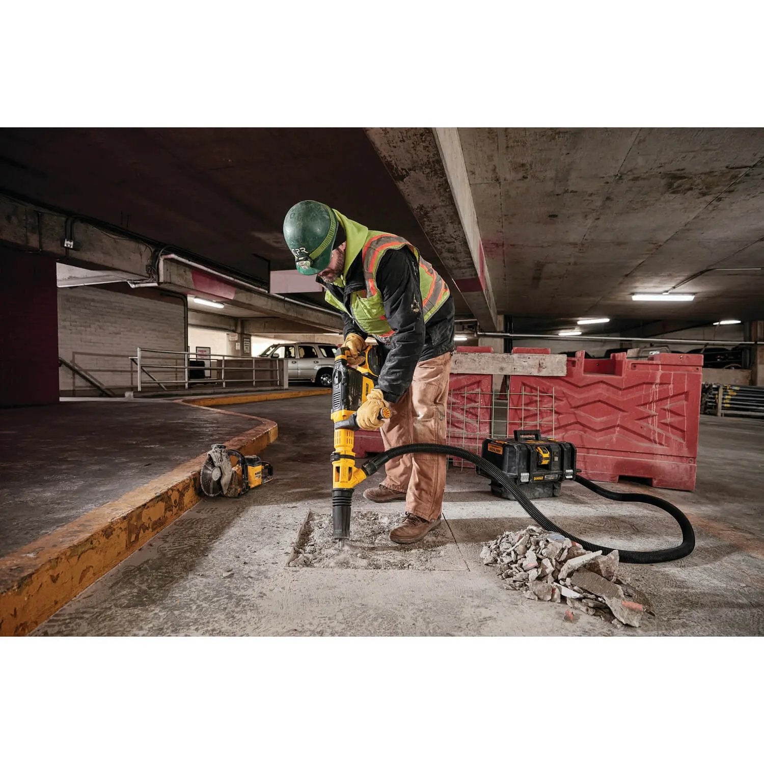 DEWALT DCV585T2 60V Max Flexvolt Cordless Dust Extractor Kit - Powerful Wet/Dry Vacuum for Construction, Woodworking & DIY Projects