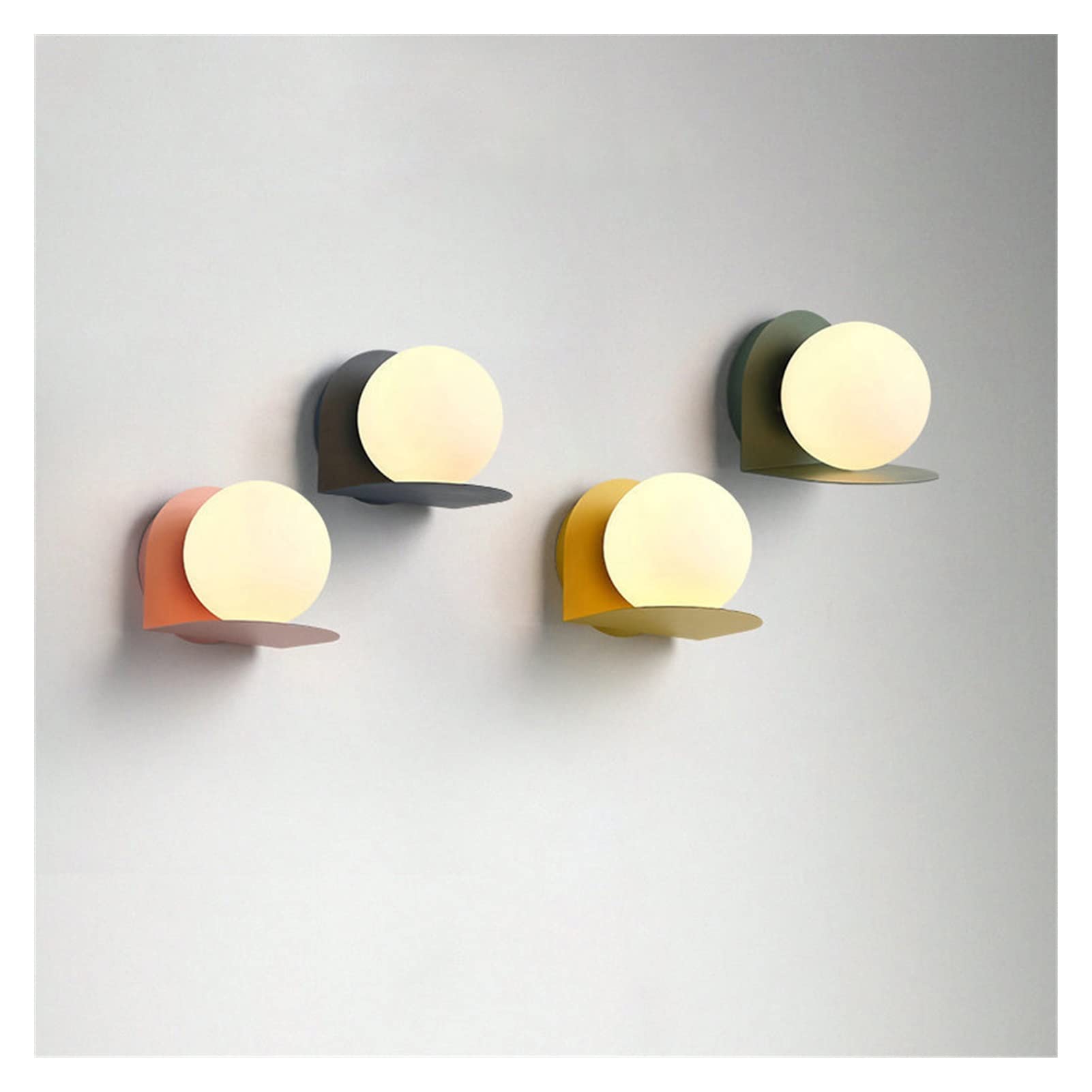 Modern LED Wall Lamp - Colorful Indoor Wall Lights for Bedroom, Living Room & Home Decor | Energy-Efficient Wall Sconce Lighting Fixture in Pink & Cool White | Perfect for Ambient Lighting, Accent Walls & Nighttime Illumination