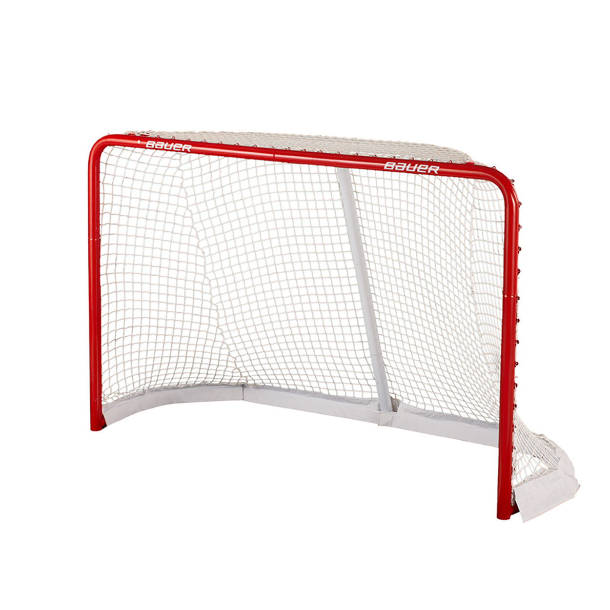 Bauer Deluxe Official Pro Steel Hockey Goal - Regulation Size for Ice & Street Hockey - Perfect for Training, Games & Backyard Play