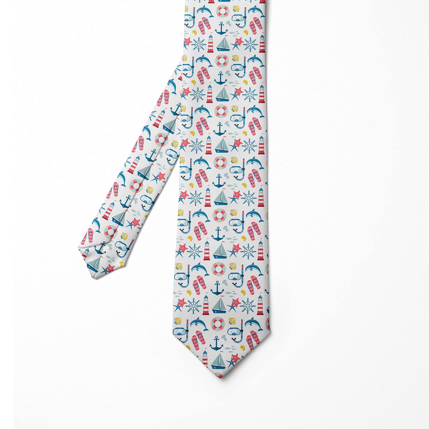 Ambesonne Men's Necktie - 3.7
