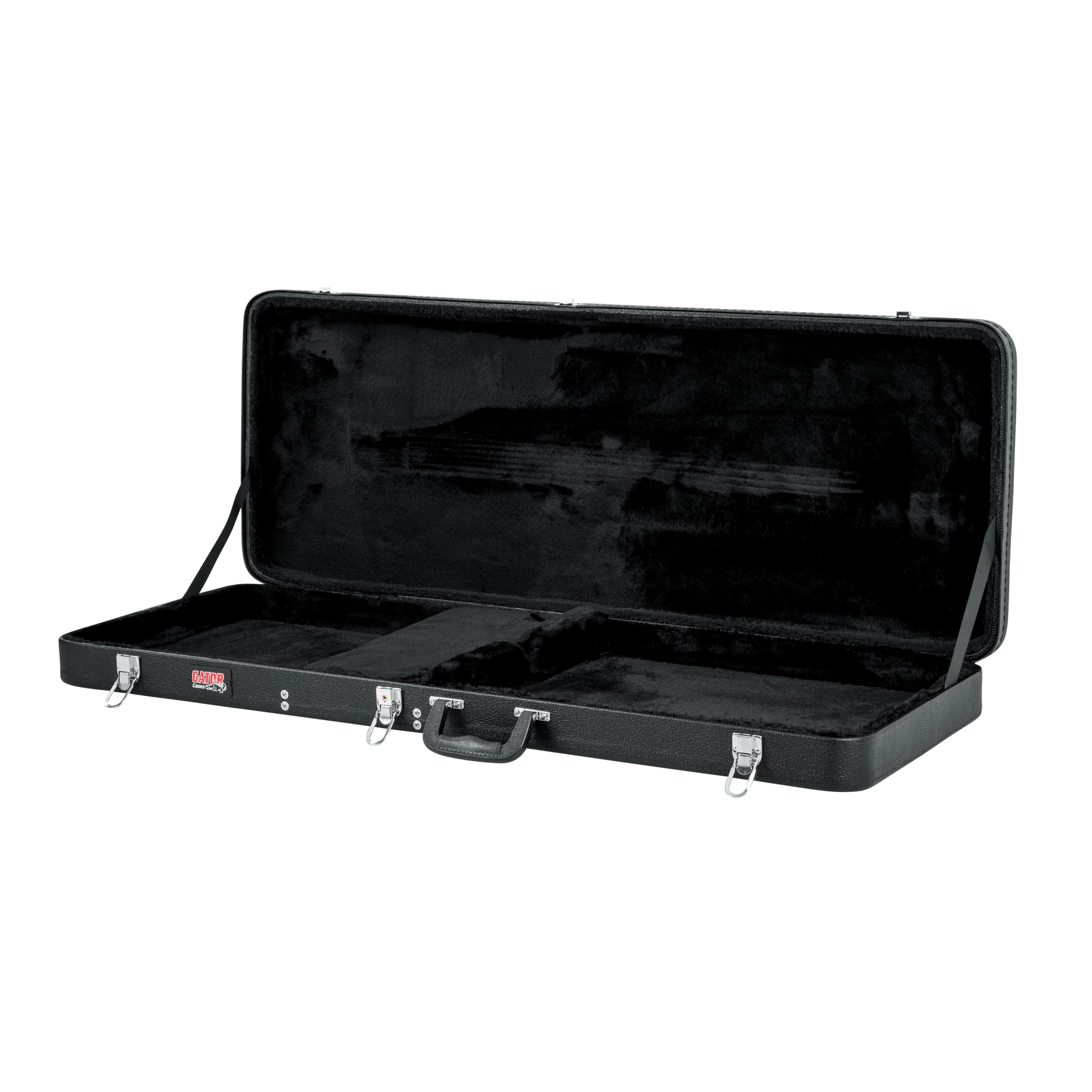 Gator Cases GWE-JAG Hard-Shell Wood Guitar Case for Fender Jaguar & Jazzmaster - Durable Protection for Electric Guitars | Perfect for Gigging, Travel & Studio Use
