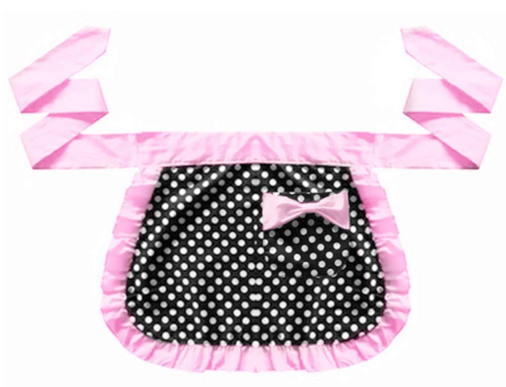 CRB Fashion Women's Waist Pocket Half Apron for Baking, Cooking & Kitchen - Perfect for Chefs, Bakers & Home Cooks
