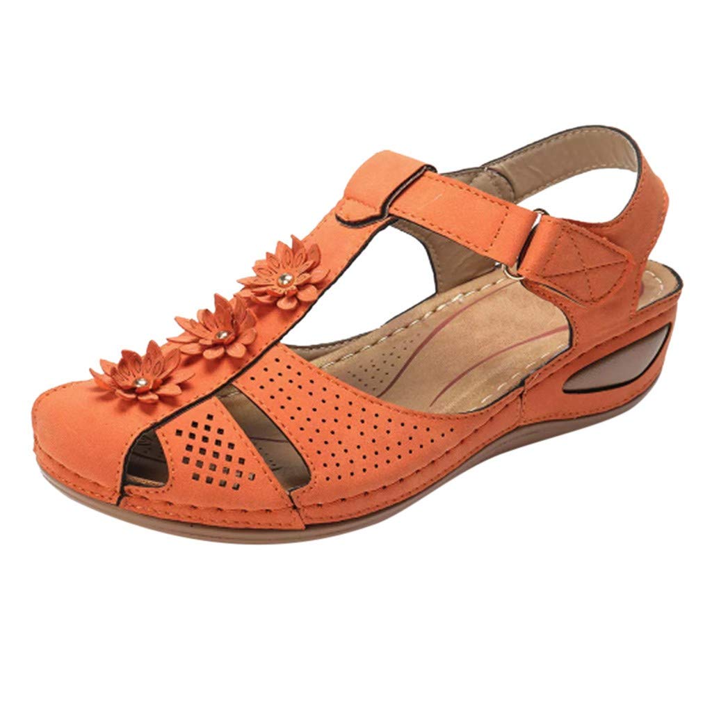 Vintage Women's Loafers - Comfortable Cutout Slip-On Dress Shoes with Floral Design, Plus Size Soft Casual Shoes for Women | Perfect for Office, Dating & Daily Wear