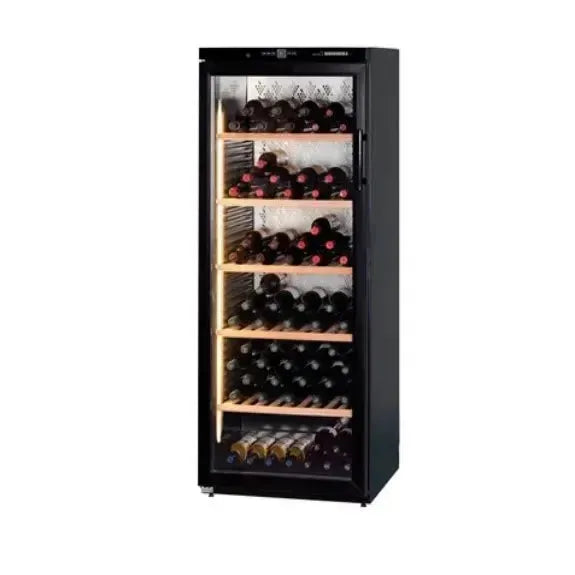 Liebherr 168 Bottle Barrique Wine Cabinet - Black | Premium Wine Cooler for Home & Restaurant Use | Perfect for Wine Storage & Display