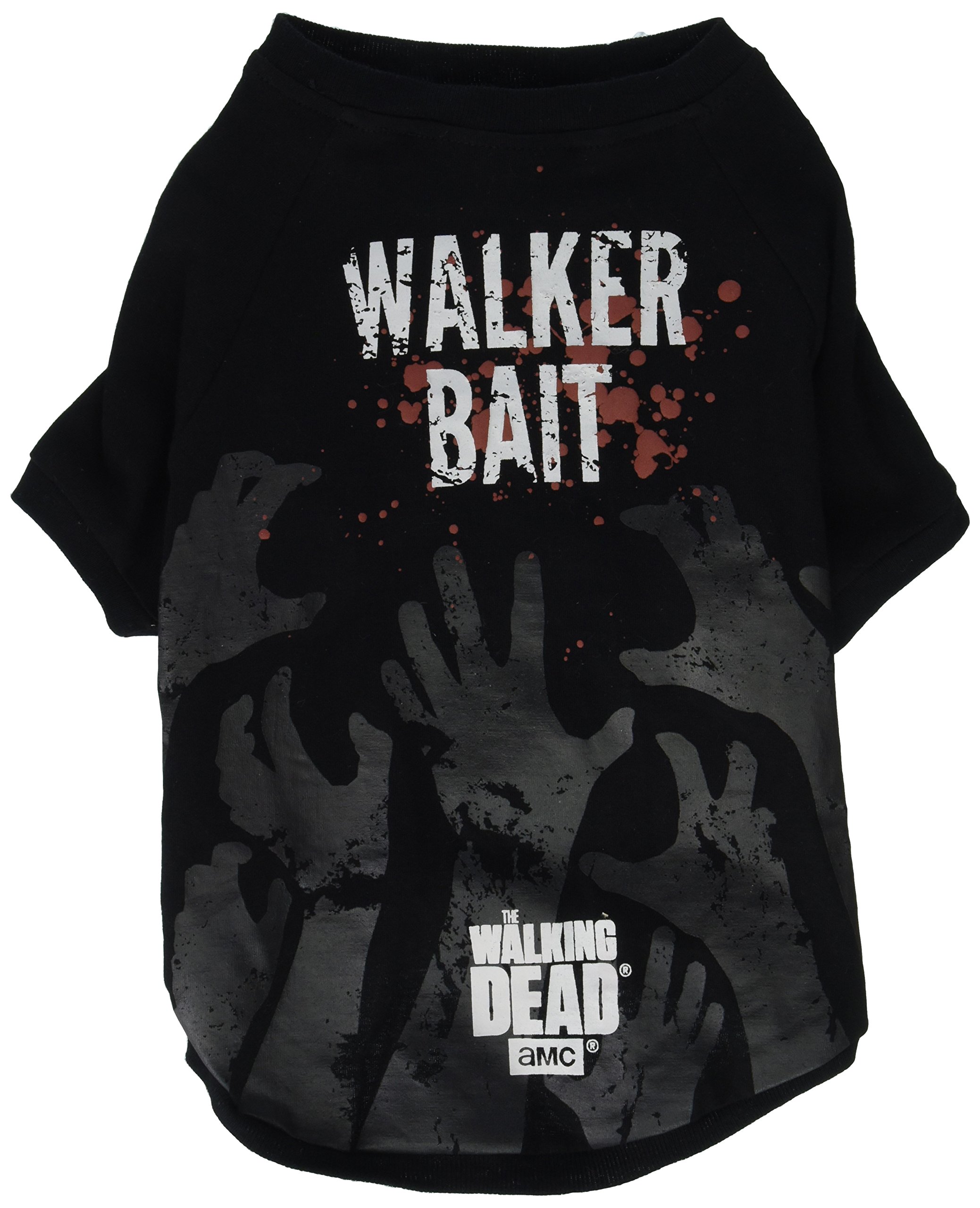 The Walking Dead Walker Bait Graphic T-Shirt for Men & Women - Medium Size | Officially Licensed Zombie Apocalypse Merchandise | Perfect for Halloween, Cosplay and TV Show Fans