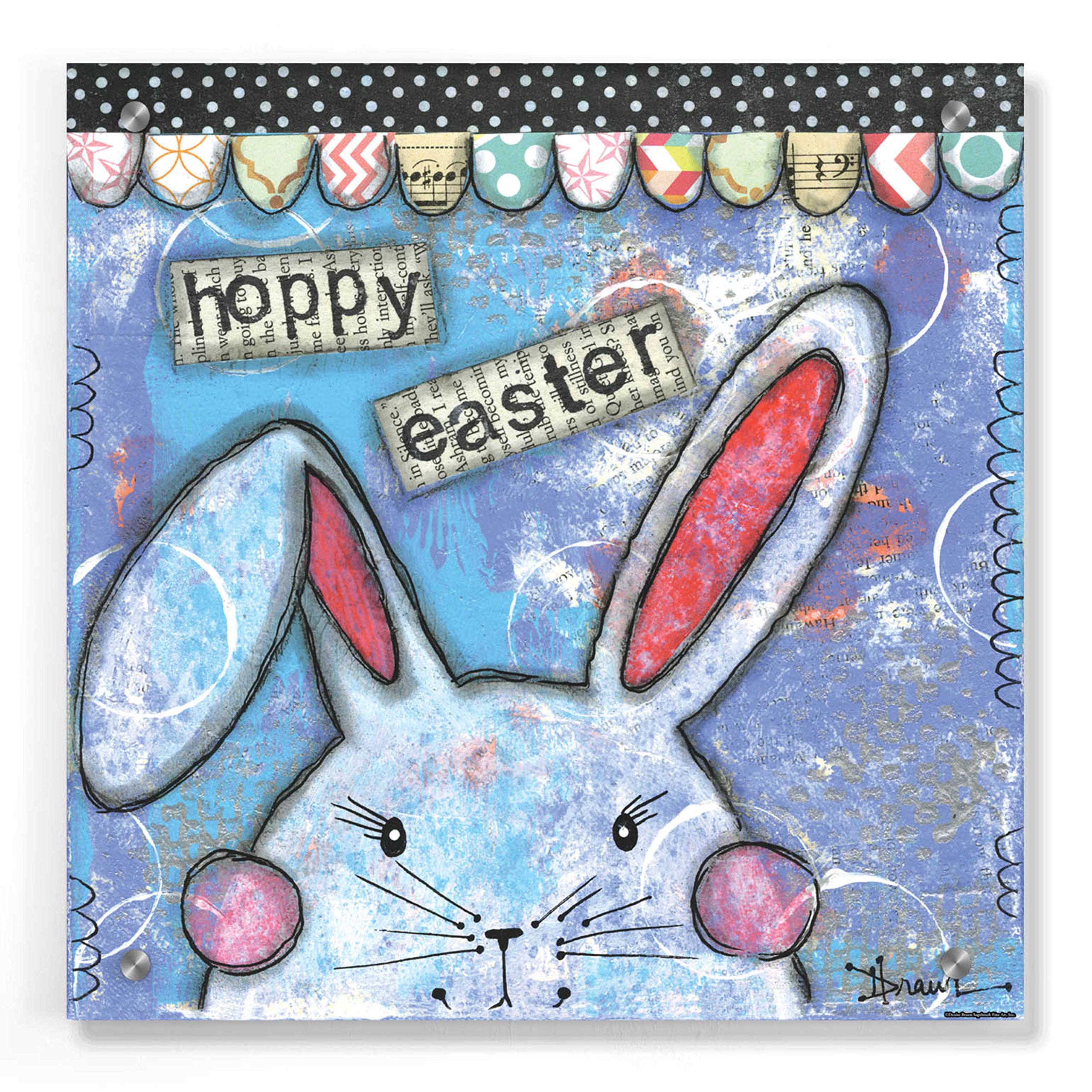 Happy Easter Acrylic Glass Wall Art by Denise Braun - 36