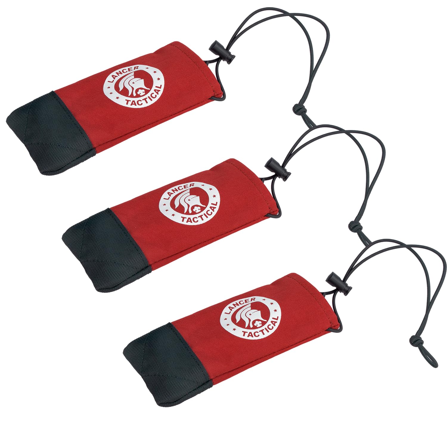 Lancer Tactical Airsoft Barrel Cover with Bungee Cord - 3 Pack for Airsoft Guns & Paintball Markers - Perfect for Field Play and Weapon Protection