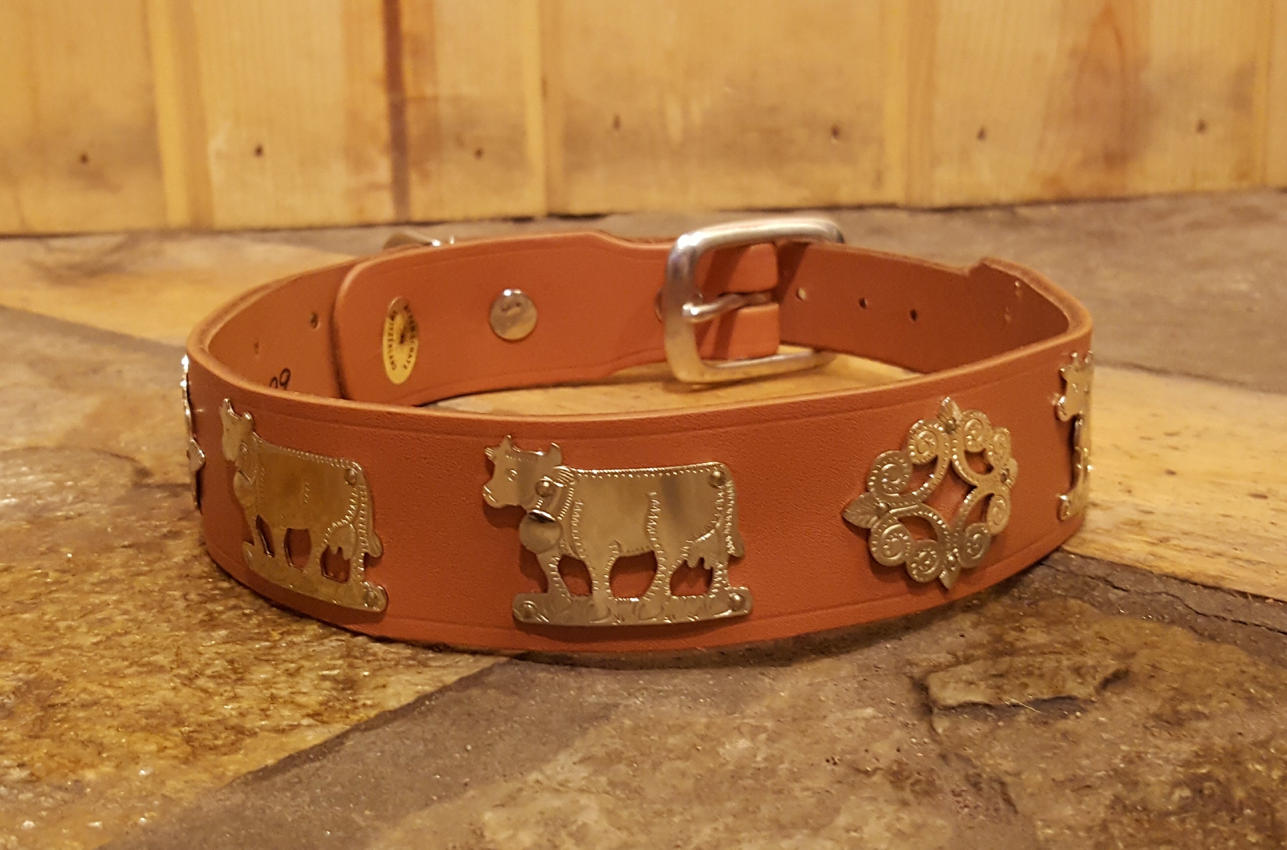 Premium 1 1/4 Inch Medium Swiss Dog Collar - Contemporary Design for Small to Medium Dogs - Perfect for Daily Walks, Training & Fashion Accessories