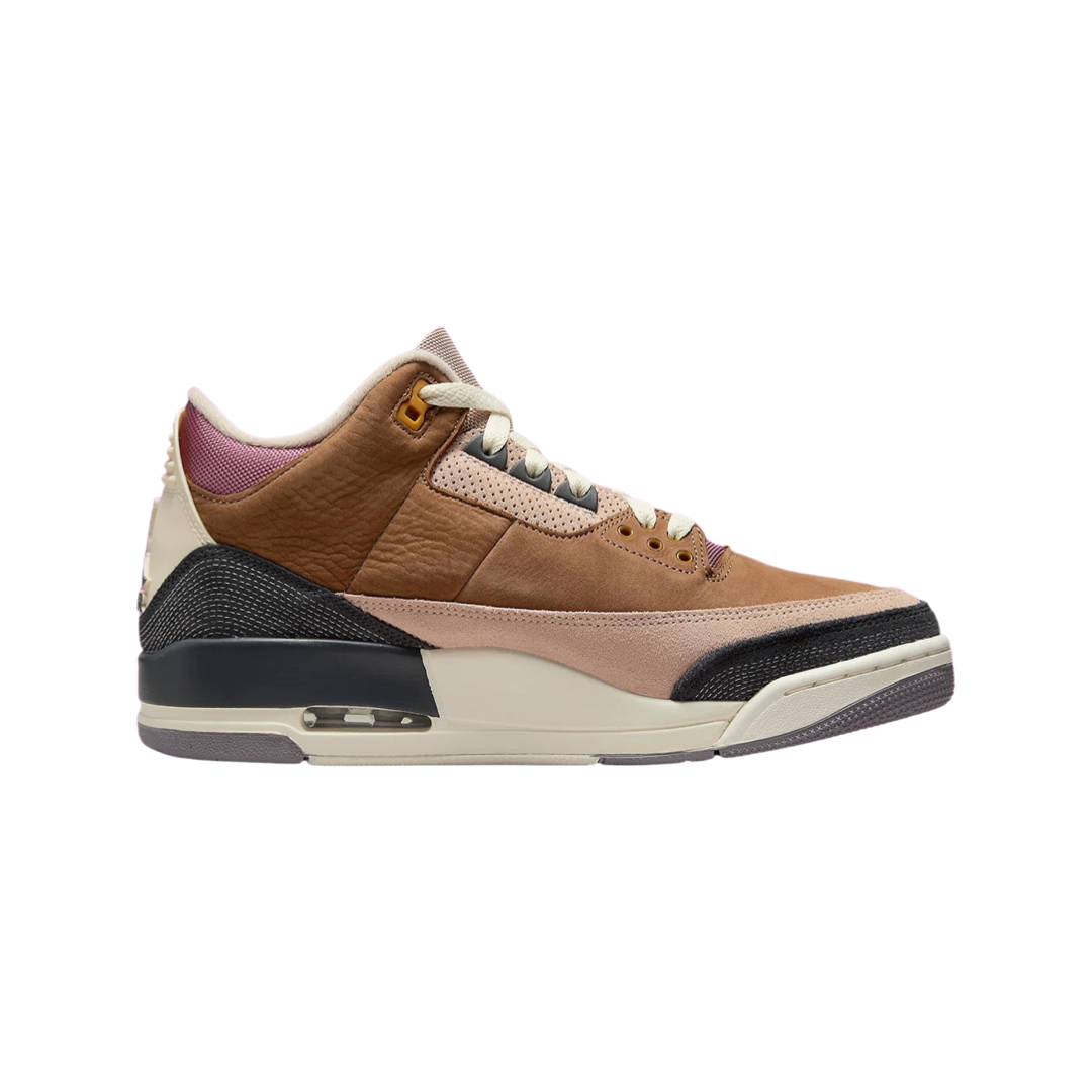 Authentic Air Jordan 3 Retro 'Archeo Brown' Basketball Shoes - Men's High-Top Sneakers for Casual Wear & Street Style
