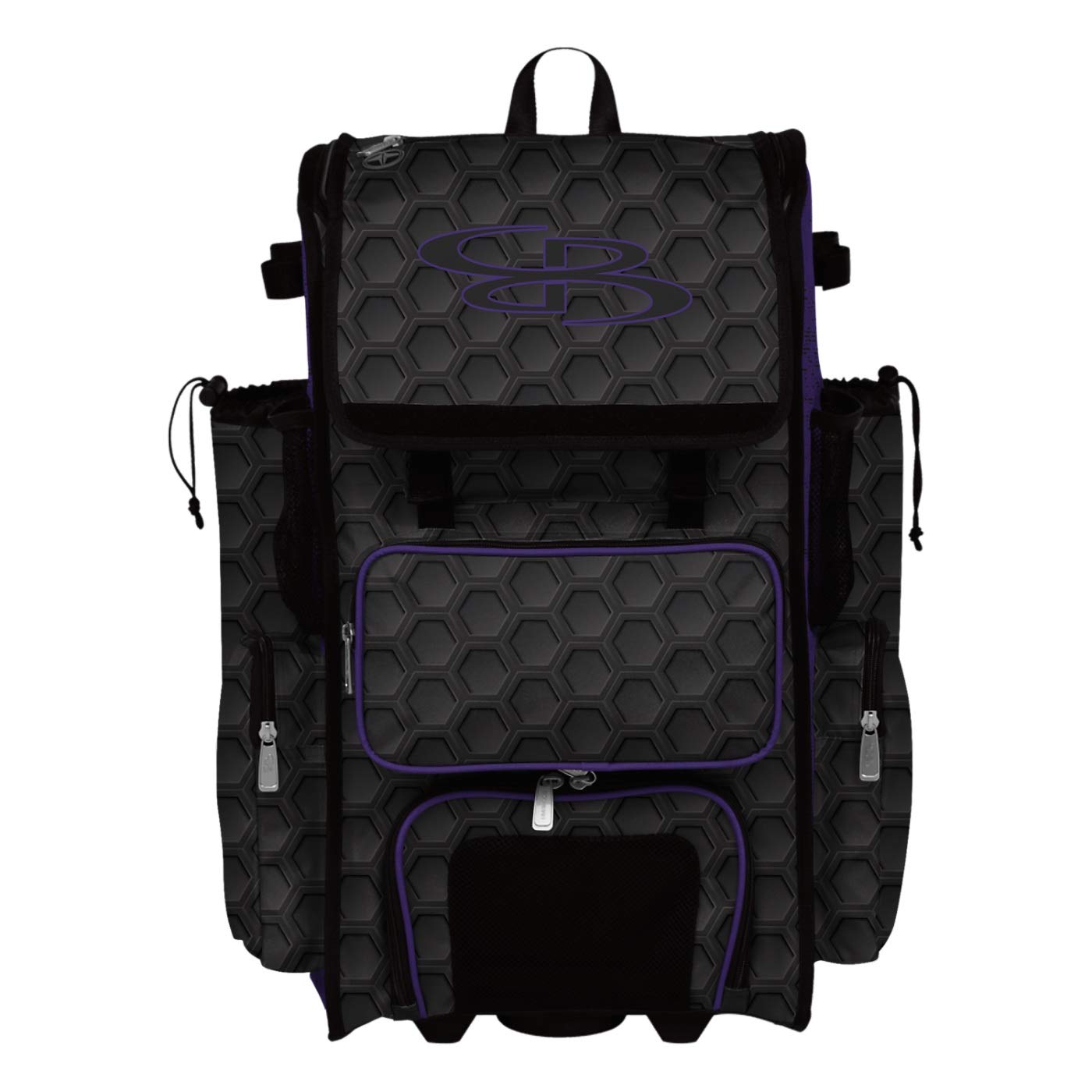 Boombah Rolling Superpack 2.0 3DHC Wheeled Baseball Softball Gear Bag - 23.5