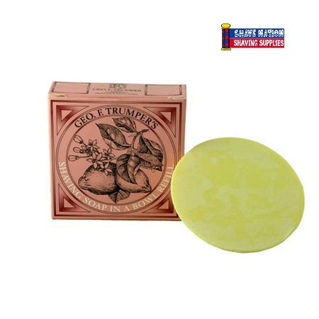 Geo F Trumper Refillable Shaving Soap for Men - Lime Scented, Natural Ingredients, Long-Lasting Lather - Perfect for Wet Shaving & Travel Grooming Kits