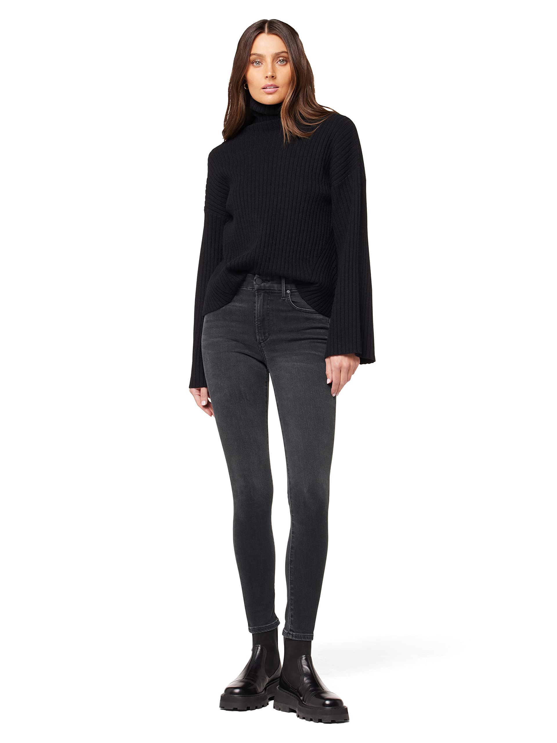 Women's High Rise Skinny Ankle Jeans - The Charlie Stretch Denim Pants for Everyday Comfort | Perfect for Work, Casual Outings & Date Nights