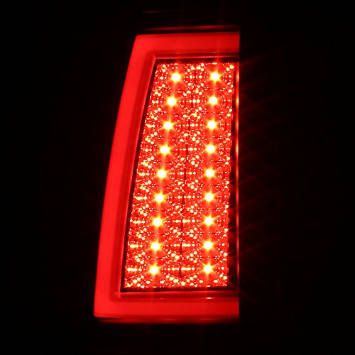 AKKON LED Black Tail Lights Brake Lamps Pair for 1999-2002 Chevy Silverado 1500/2500 & 1999-2006 GMC Sierra Pickup Truck - Upgrade Your Truck's Style & Visibility for Night Driving & Off-Road Adventures